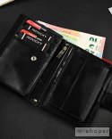 Skórzany portfel z zapinką i systemem RFID - Ronaldo