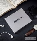 Skórzany portfel męski z systemem RFID - Rovicky