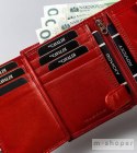 Średni, skórzany portfel damski na zatrzask - 4U Cavaldi