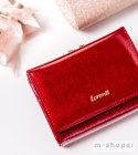 Kompaktowy portfel damski z portmonetką na bigiel - Lorenti