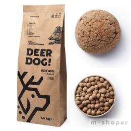 Deer Dog Dzik z batatami 1,5 kg DUŻE i średnie rasy sucha DZICZYZNA