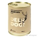 Deer Dog Jeleń z miętą 800g puszka mokra karma NATURA DZICZYZNA