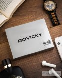 Duży, skórzany portfel męski z systemem RFID - Rovicky