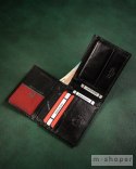 Zestaw prezentowy: skórzany portfel i pasek męski ze skóry naturalnej - Pierre Cardin