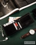 Zestaw prezentowy: skórzany portfel i pasek męski z automatyczną klamrą - Pierre Cardin