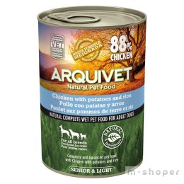 ARQUIVET Mokra karma dla psów SENIOR & LIGHT 400g