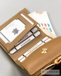 Mały portfel damski ze skóry ekologicznej - Milano Design