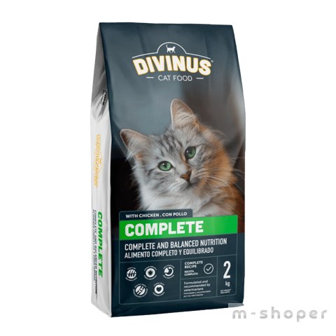 Divinus Cat Complete dla kotów dorosłych 2kg