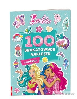 Barbie. 100 brokatowych naklejek
