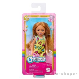 Barbie Chelsea Sukienka w serca HNY57