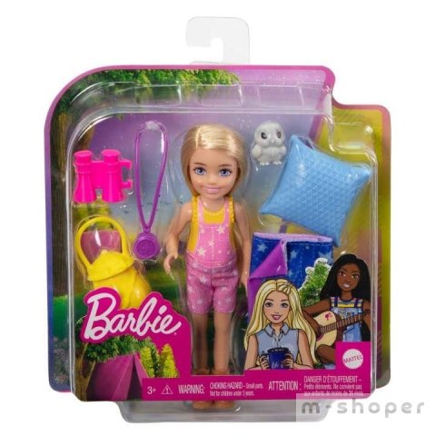 Barbie Kemping Chelsea Lalka + śpiwór