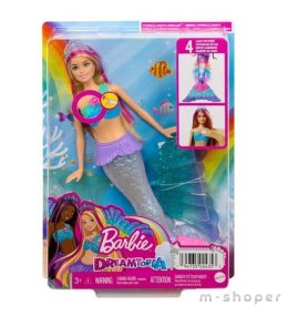 Barbie Malibu. Syrenka migoczące światełka