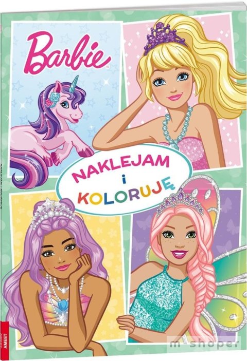 Barbie. Naklejam i Koloruję