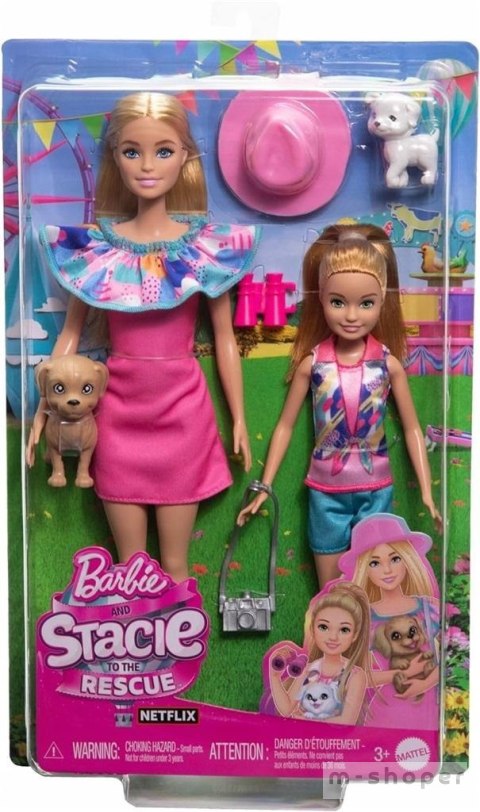 Barbie Stacie i Barbie 2-pak lalek HRM09