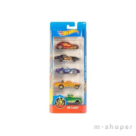 Hot Wheels Małe samochodziki 5-pak