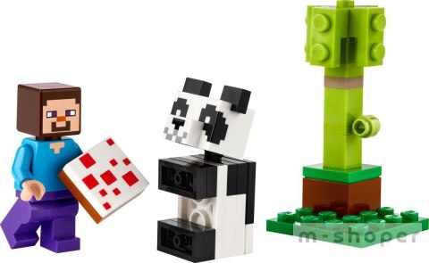 LEGO 30672 Minecraft Steve i mała panda