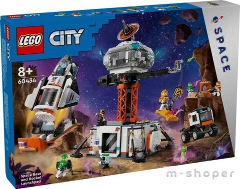 Lego CITY 60434 Stacja kosmiczna i stanowisko s...