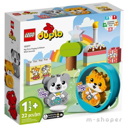 Lego DUPLO 10977 Mój pierwszy szczeniak i kot