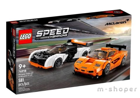 Lego SPEED CHAMPIONS 76918 McLaren Solus GT & M...