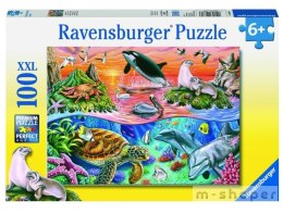 Puzzle 100 Wzburzony ocean XXL