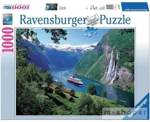 Puzzle 1000 Fjord w Norwegii