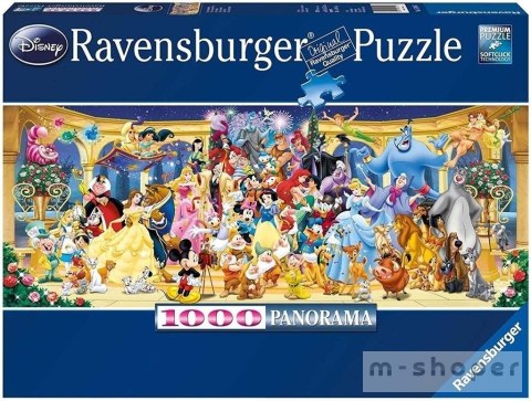 Puzzle 1000 Panorama Postacie Disney