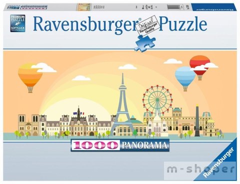 Puzzle 1000 Panoramiczne Paryż