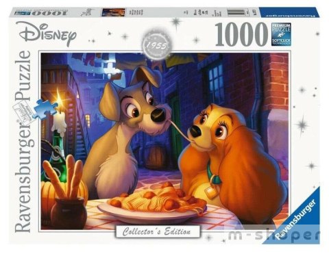 Puzzle 1000 Walt Disney - Zakochany kundel