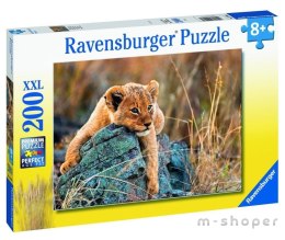 Puzzle 200 Mały lew XXL