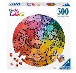 Puzzle 2D 500 Paleta kolorów. Tropiki