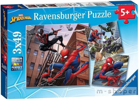 Puzzle 3x49 Spiderman w akcji