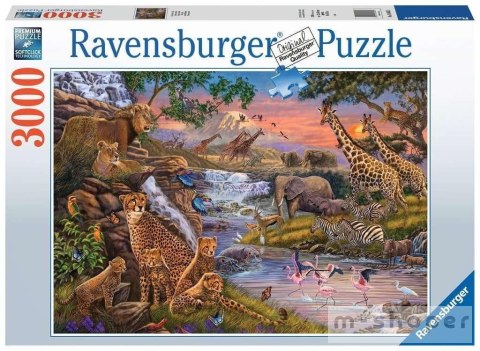 Puzzle 3000 Królestwo zwięrząt