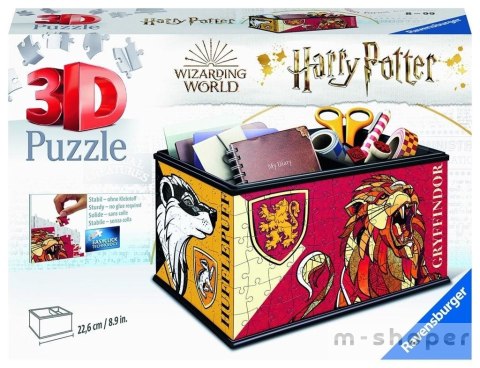 Puzzle 3D 216 Szkatułka Harry Potter