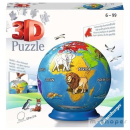 Puzzle 3D 72 Dziecinny globus