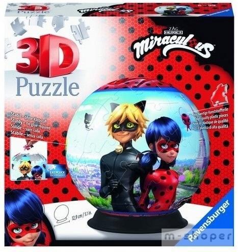 Puzzle 3D 72 Kula: Miraculous