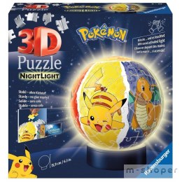 Puzzle 3D 72 Świecąca kula Pokemon