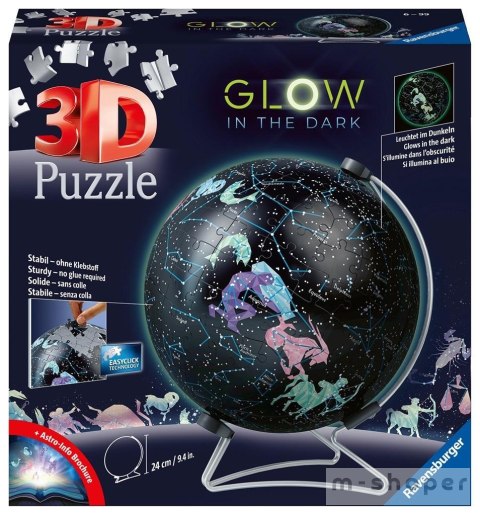 Puzzle 3D Globus konstelacje