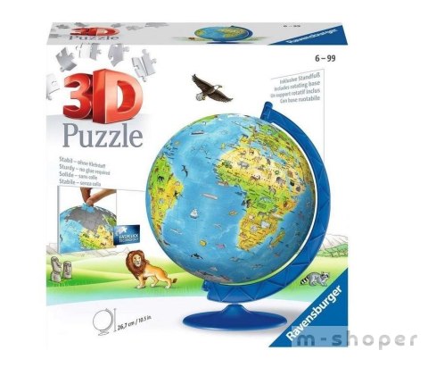 Puzzle 3D Globus po angielsku 180 elementów