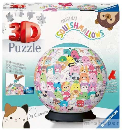 Puzzle 3D Kula: Squishmallows