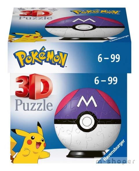 Puzzle 3D Pokemon Master Ball