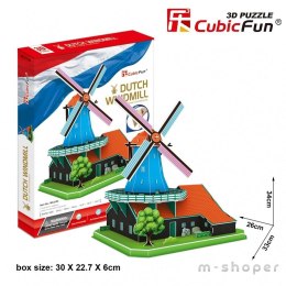 Puzzle 3D Wiatrak Holenderski XL