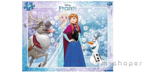 Puzzle 40 Frozen - Anna i Elsa