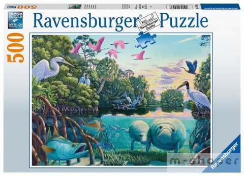 Puzzle 500 Morskie zwierzęta i ptaki