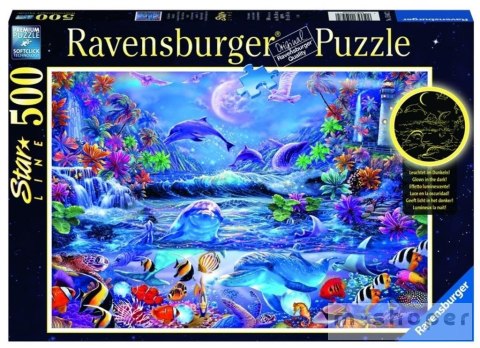 Puzzle 500 Świecące - Magiczny świat