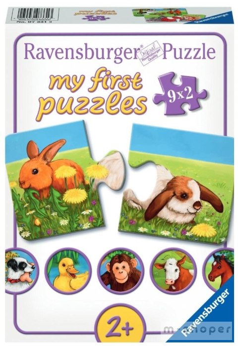 Puzzle 9x2 Urocze zwierzęta