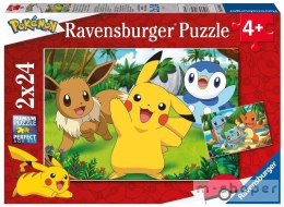 Puzzle dla dzieci 2x24 Pokemon