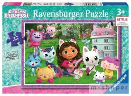 Puzzle dla dzieci 35 Koci Domek Gabi