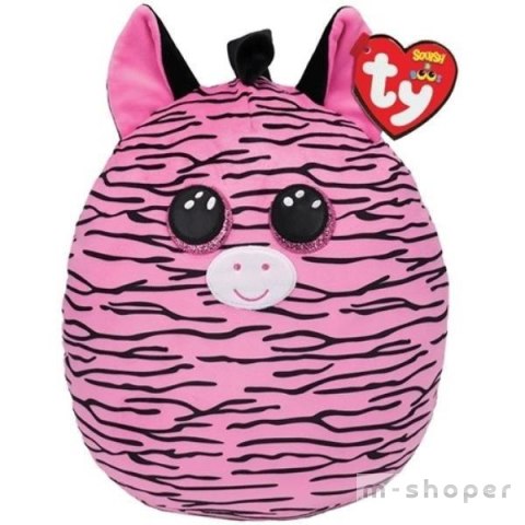 Squish-a-Boos Zoey rózowa zebra 30 cm