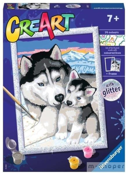 CreArt dla dzieci: Husky