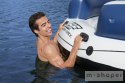 Dmuchana Wyspa do pływania Lazy Dayz 4-osobowa BESTWAY 239x63,5 + Siateczkowe dno + 4 Dmuchane oparcia + 2 Schowki